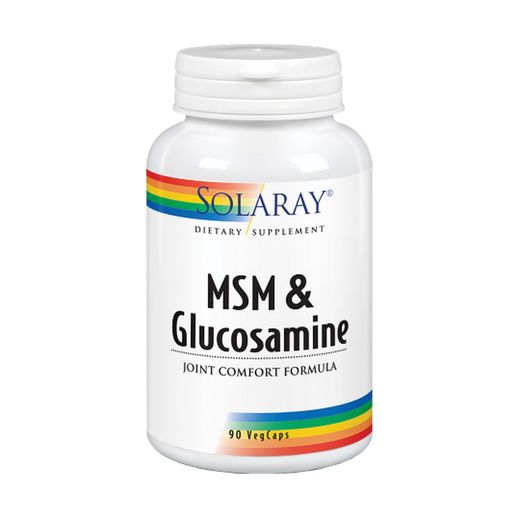 MSM & Glucosamine-90 cápsulas de Solaray
