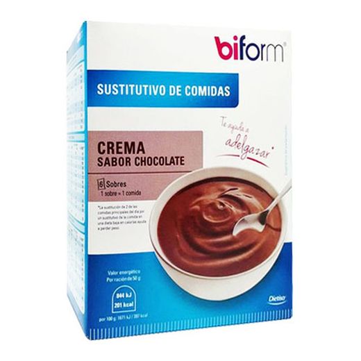 Crema Biform Chocolate 6 sobres Dielisa