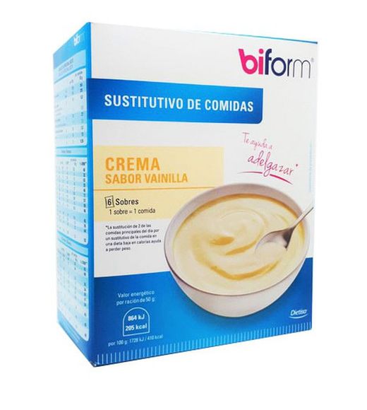 Crema Biform Vainilla 6 sobres Dielisa