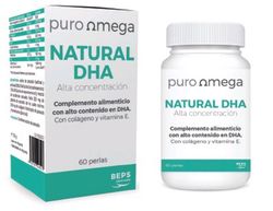 Natural DHA Alta Concentración 60 Perlas de Puro-Omega