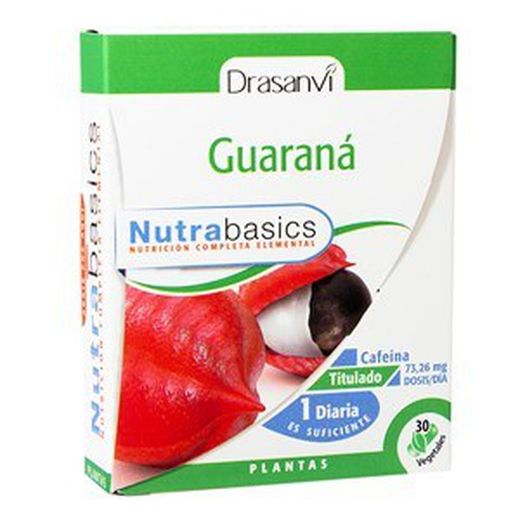 Nutrabasics - Guaraná 30 cápsulas de Drasanvi