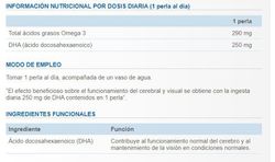 Omega 3 Mental y Visión 45 perlas de Dielisa