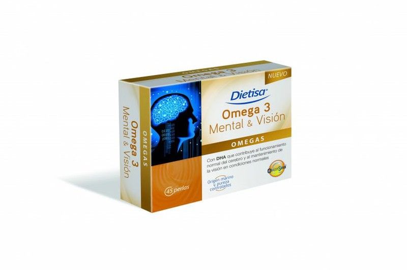 Omega 3 Mental y Visión 45 perlas de Dielisa