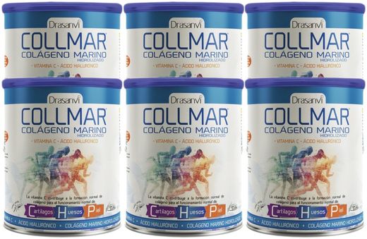 Pack 6 Collmar Marino Hidrolizado con Vitamina C y Ac. Hialurónico