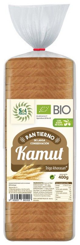 Pan Tierno de Trigo Khorasan Kamut Bio 400 G