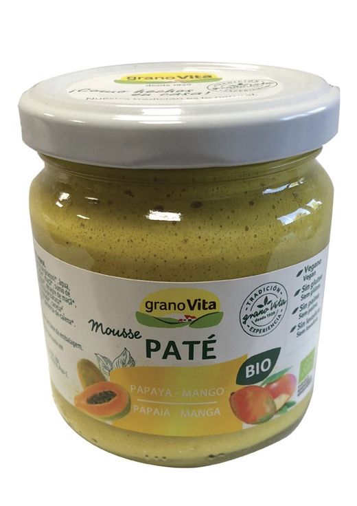 Pate Mousse de Papaya y Mango Bio 175 gr de Granovita