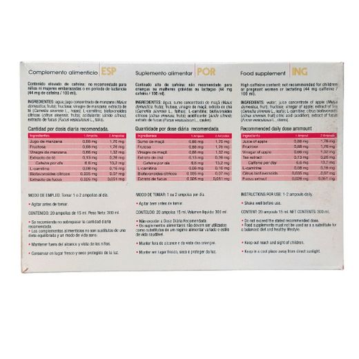 Reduslim 20 ampollas Conatal