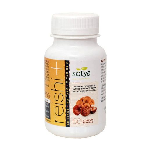 Reishi maitake shiitake 60 cápsulas vegetales