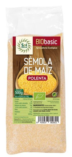 Sémola de Maíz (POLENTA) Bio 500 gr Solnatural