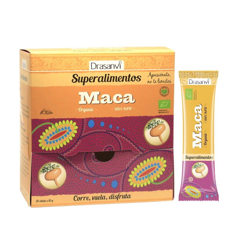 Stick Maca Bio 20x10 gr Superalimentos de Drasanvi 229607 — La ...