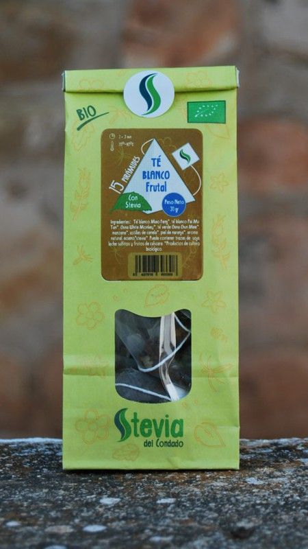 Te Blanco Frutal con Stevia Bio