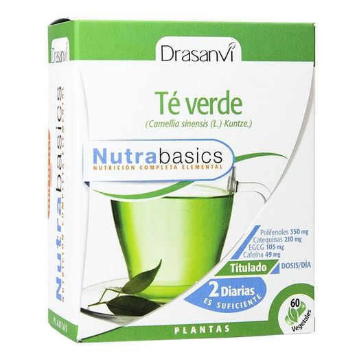 Té verde 60 cápsulas Nutrabasicos de Drasanvi