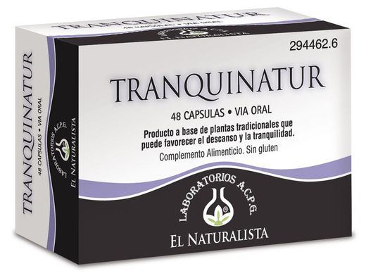 Tranquinatur  Sueño Plus 48 cápsulas 375 mg de El Naturalista
