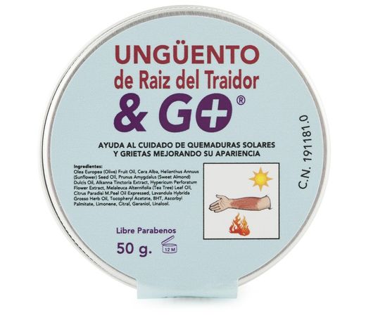 Ungüento de Raíz del Traidor 50 gr (QUEMADURAS) de Laboratorios Pharma&Go