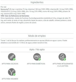 Vientre Plano Vientre Prime 20 viales Herbora