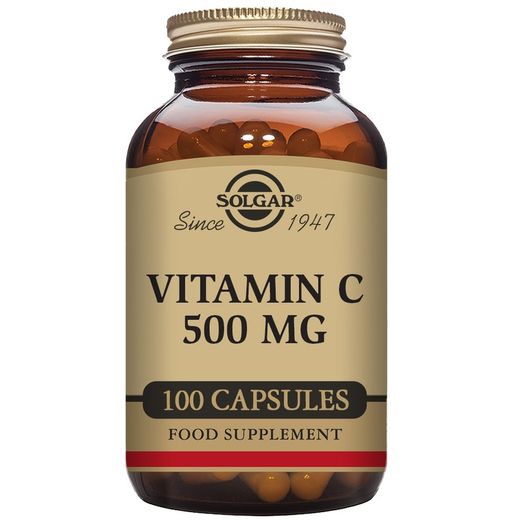 Vitamina C 500 mg 100 cápsulas vegetales