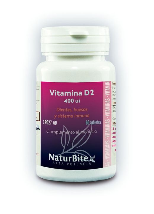 Vitamina d2 400 ui 60 tabletas