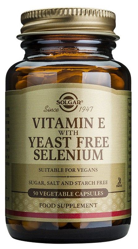 Vitamina E con selenio 50 cápsulas vegetales