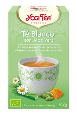 Yogi Tea Te Blanco con Aloe Vera