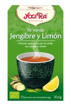 Yogi Tea Té Verde Jengibre y Limón